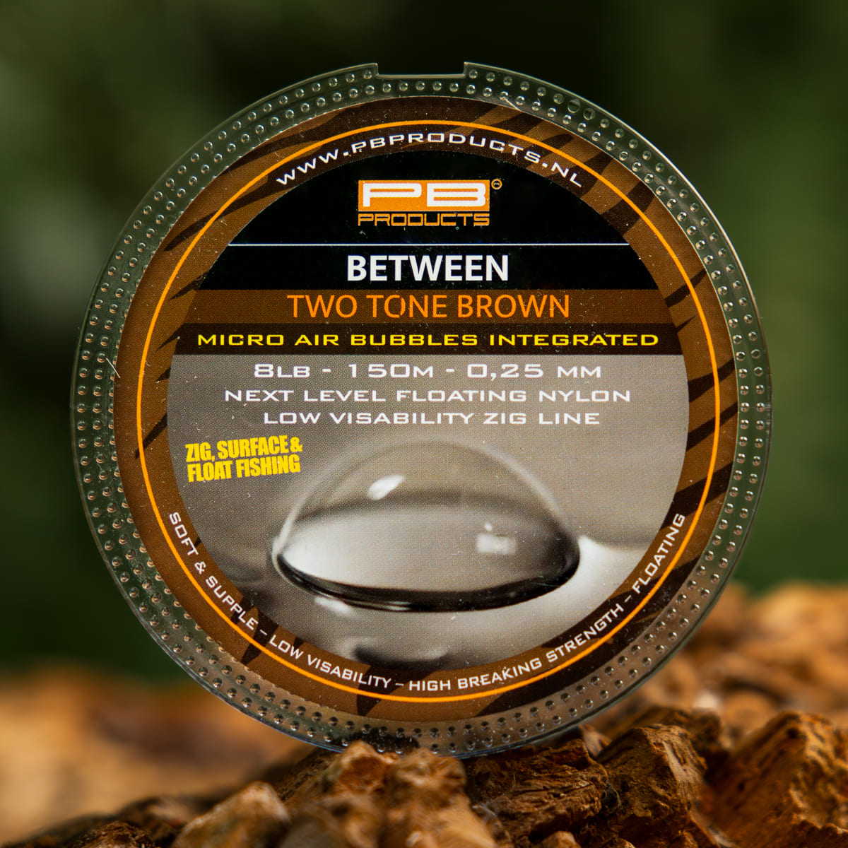 Between 2 Tone Brown Zig Line 150m