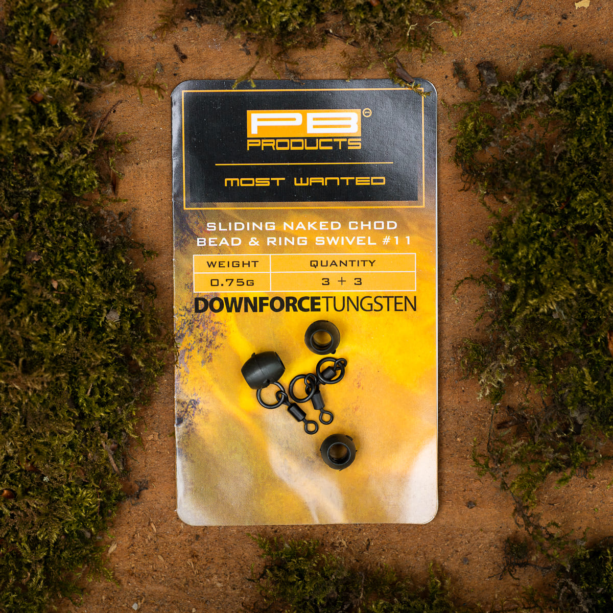 Downforce Tungsten – Sliding Naked Chod Bead & Ring Swivel